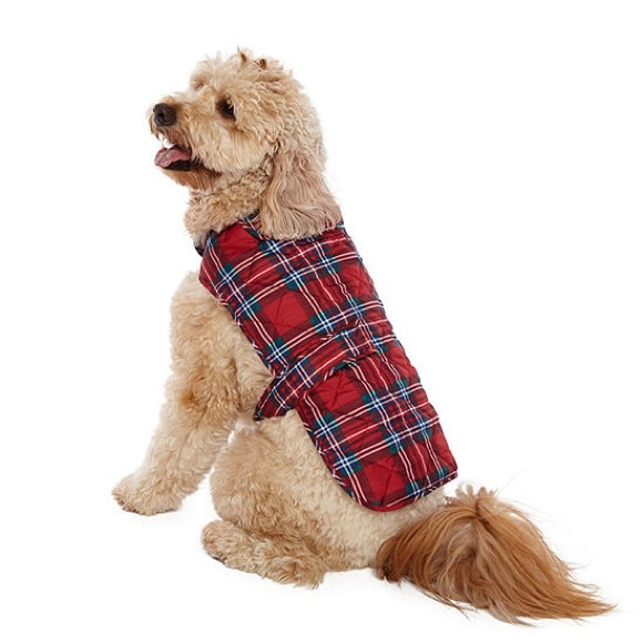 St. Johns Bark Other - St. Johns Bark Red & Black Quilted Plaid Dog Vest